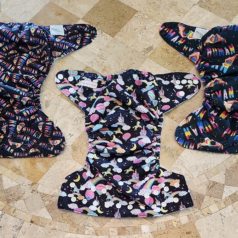 3 Diaper Covers for Baby
